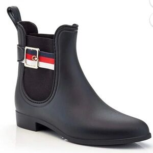 Henry Ferrera Clarity 10 Sleek Black Women's Rain Boots